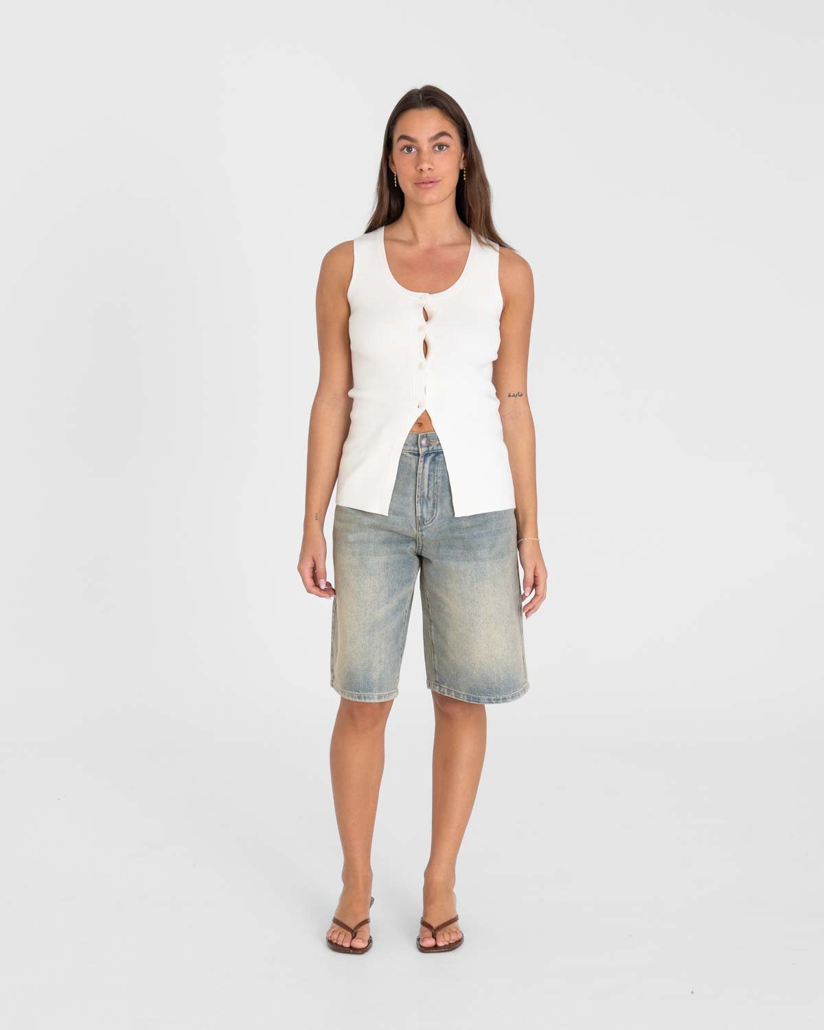 Knit top Hvid | Skagen - clothing.dk